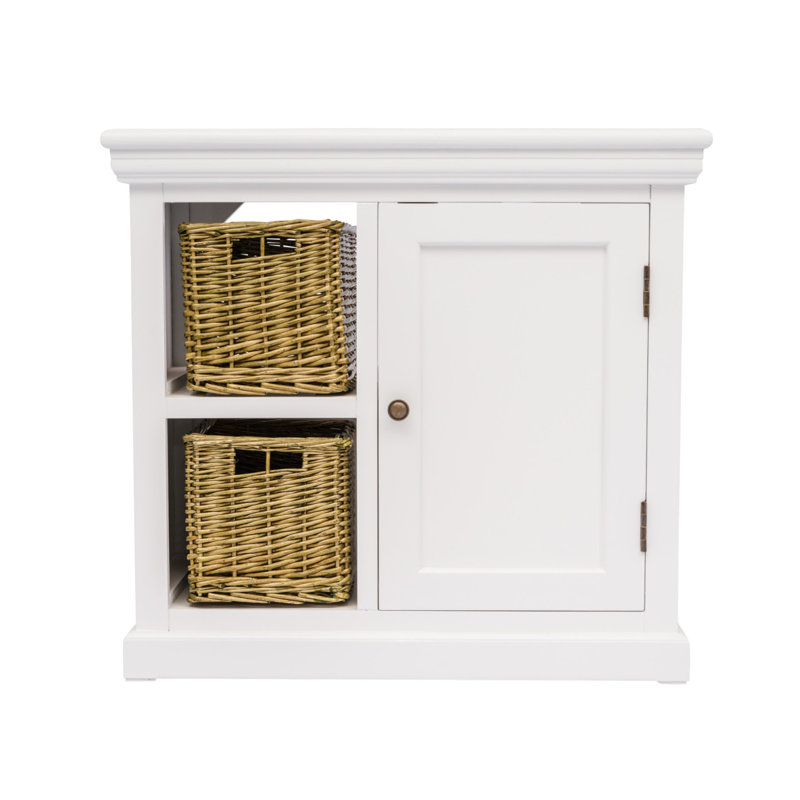 Highland Dunes Desrochers 65cm Free Standing Under Sink Storage Unit ...